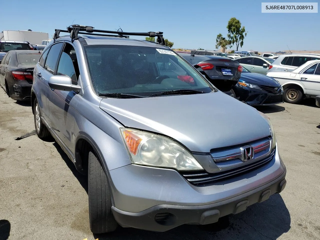 2007 Honda Cr-V Exl VIN: 5J6RE48707L008913 Lot: 63147124