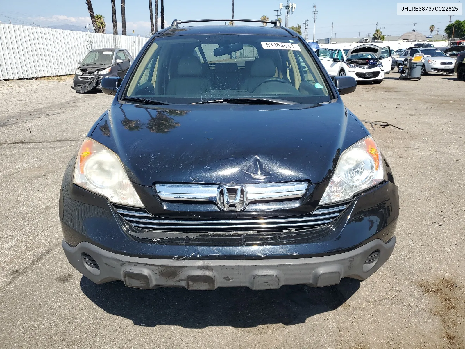 JHLRE38737C022825 2007 Honda Cr-V Exl