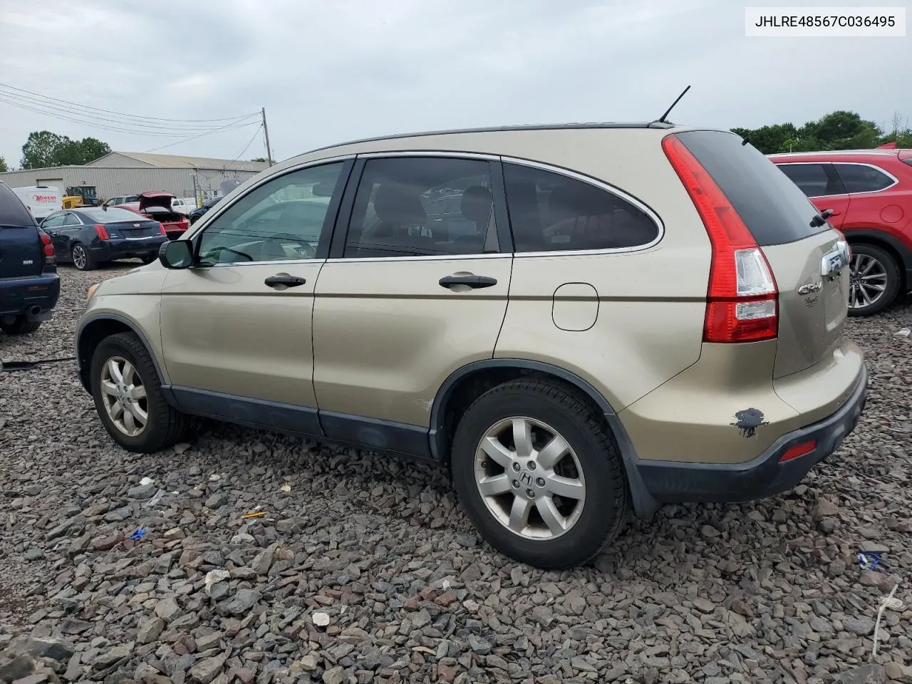 2007 Honda Cr-V Ex VIN: JHLRE48567C036495 Lot: 63593894