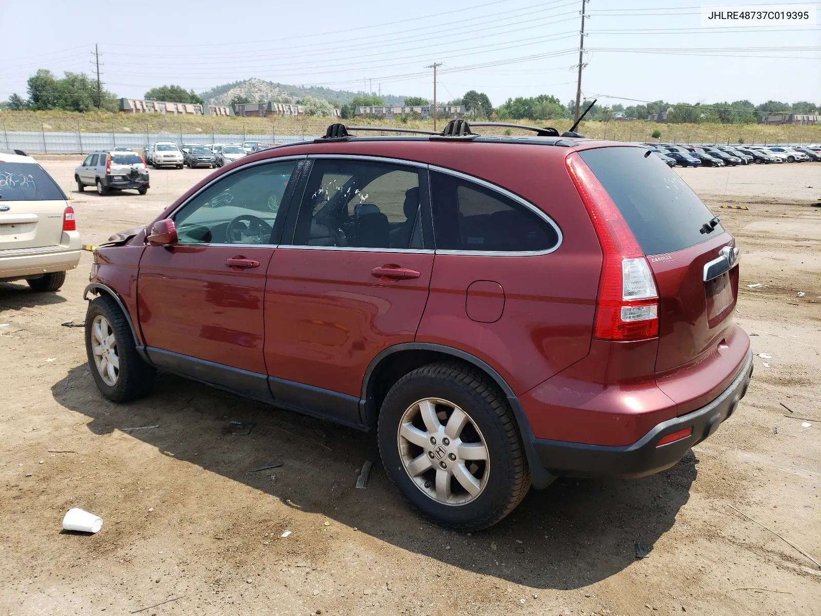 JHLRE48737C019395 2007 Honda Cr-V Exl