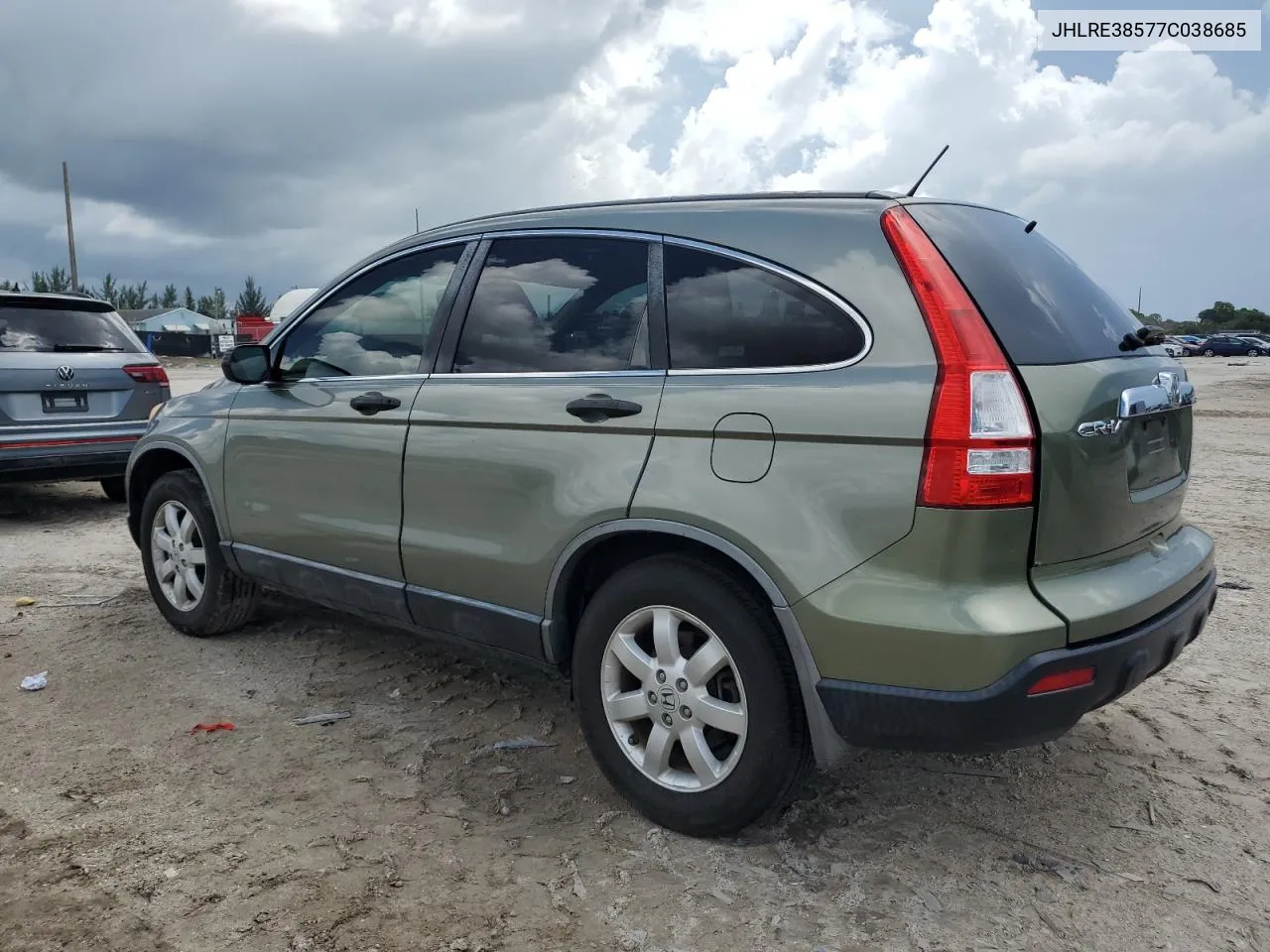 2007 Honda Cr-V Ex VIN: JHLRE38577C038685 Lot: 64936744