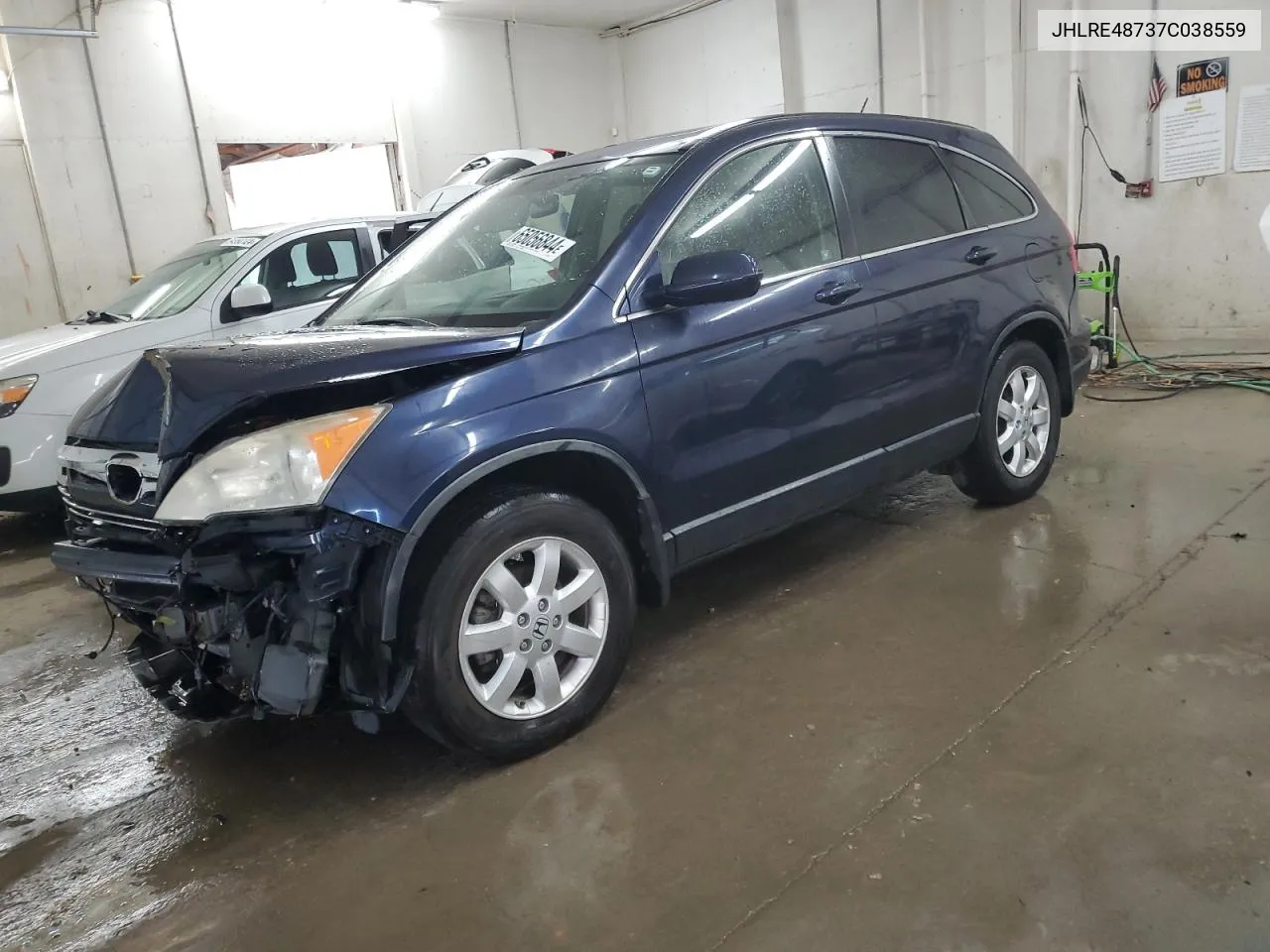 2007 Honda Cr-V Exl VIN: JHLRE48737C038559 Lot: 65056844