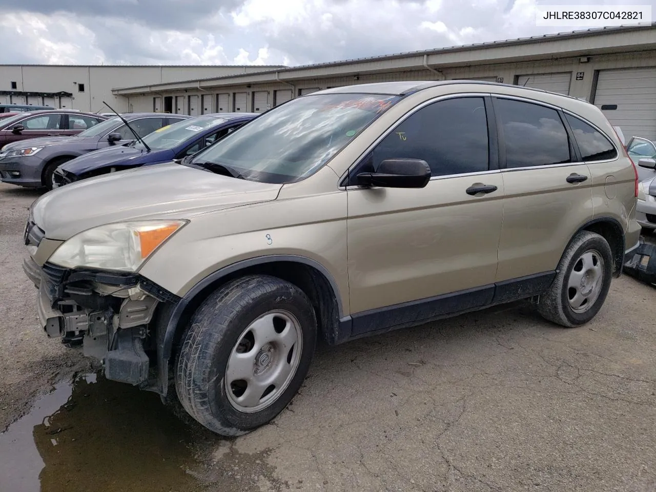 2007 Honda Cr-V Lx VIN: JHLRE38307C042821 Lot: 65546474