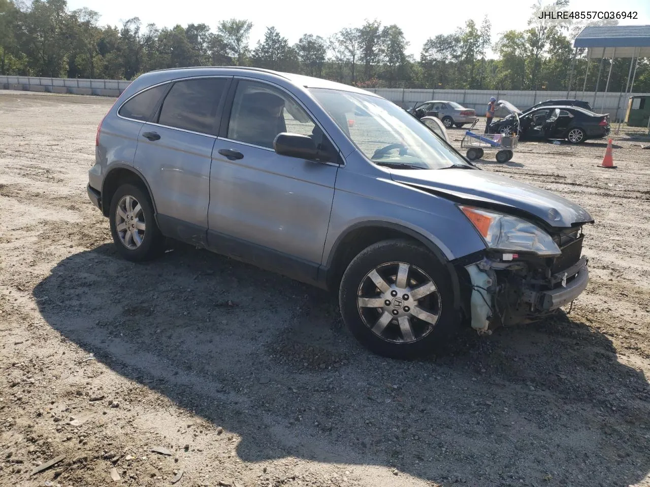 2007 Honda Cr-V Ex VIN: JHLRE48557C036942 Lot: 65621854