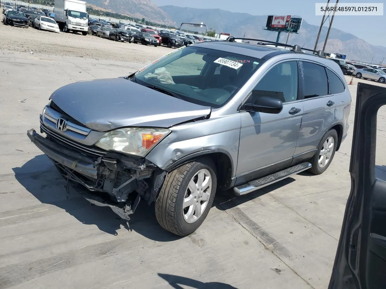 2007 Honda Cr-V Ex VIN: 5J6RE48597L012571 Lot: 65907734