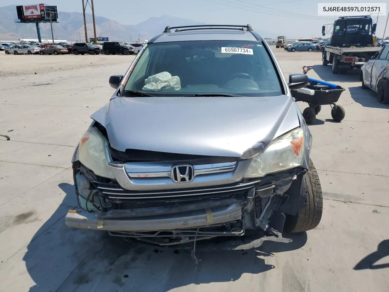 2007 Honda Cr-V Ex VIN: 5J6RE48597L012571 Lot: 65907734