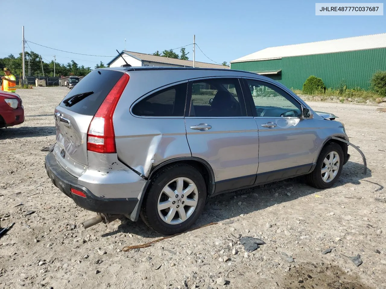 2007 Honda Cr-V Exl VIN: JHLRE48777C037687 Lot: 66626694