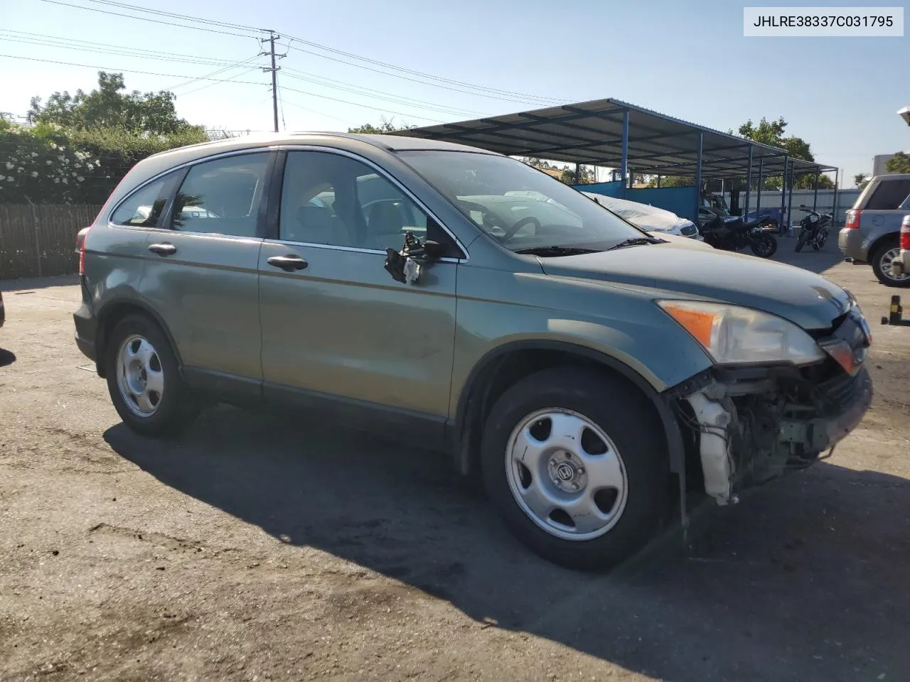 JHLRE38337C031795 2007 Honda Cr-V Lx