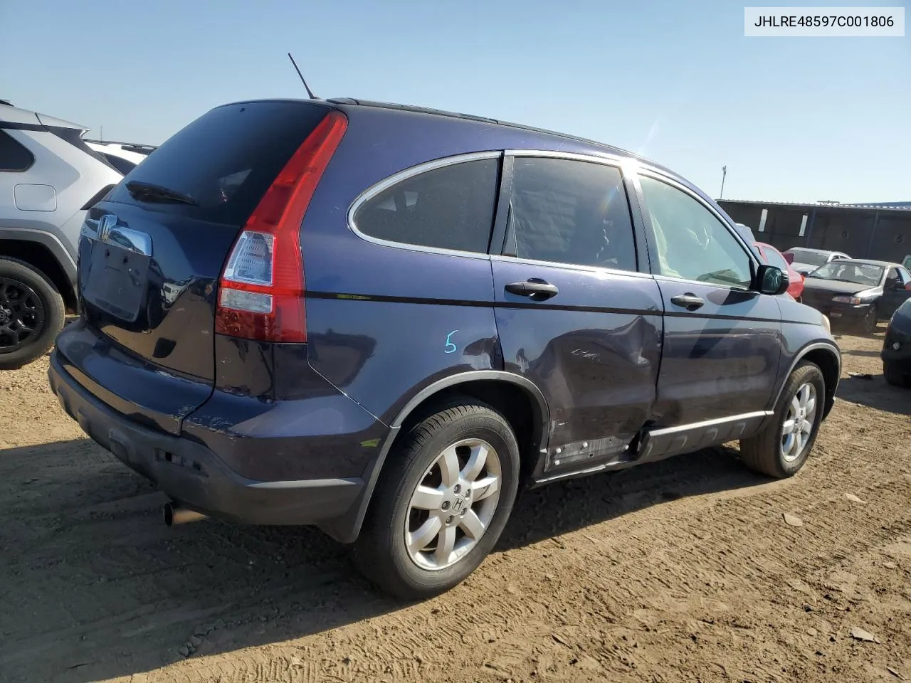 JHLRE48597C001806 2007 Honda Cr-V Ex