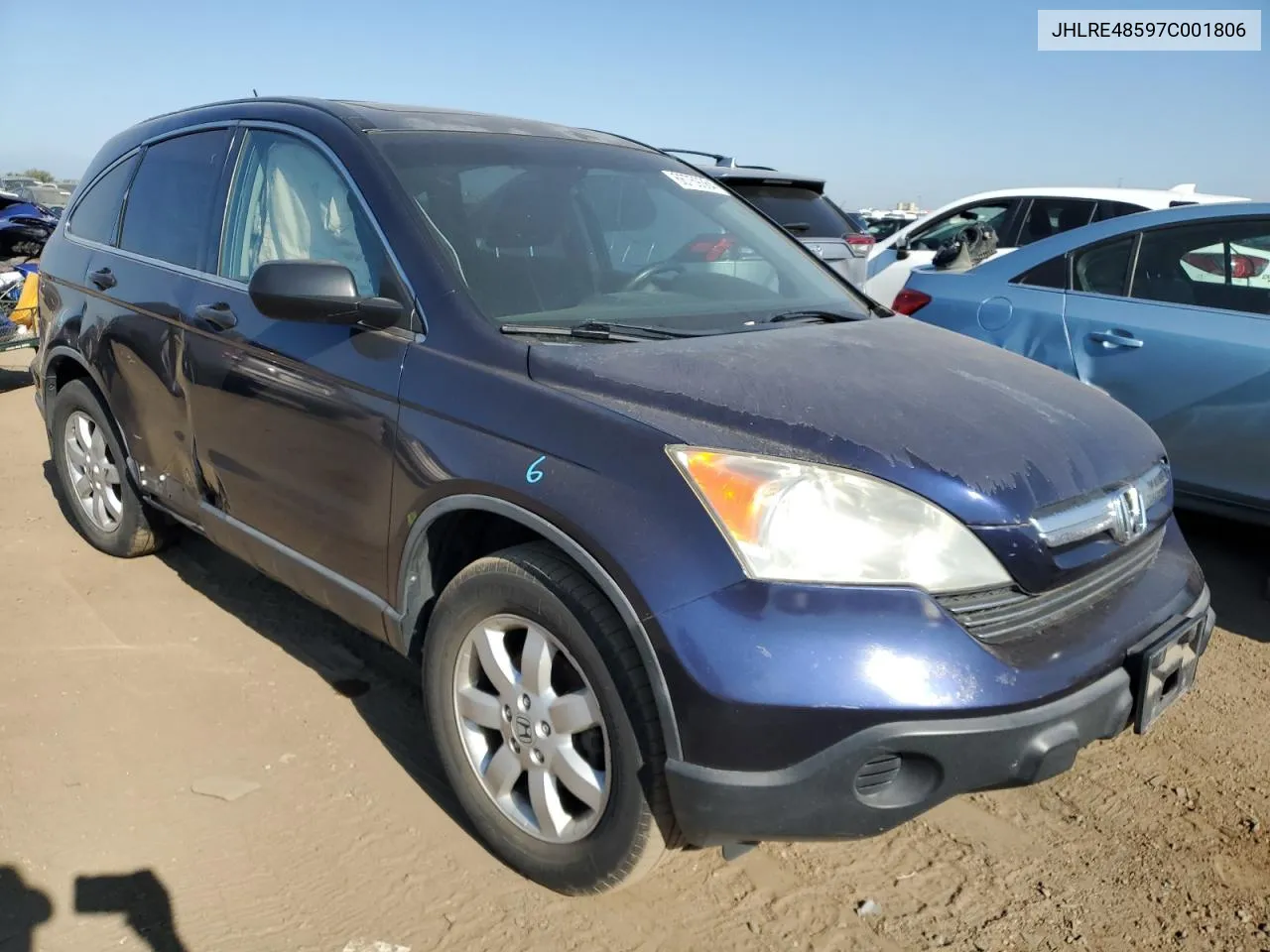 JHLRE48597C001806 2007 Honda Cr-V Ex