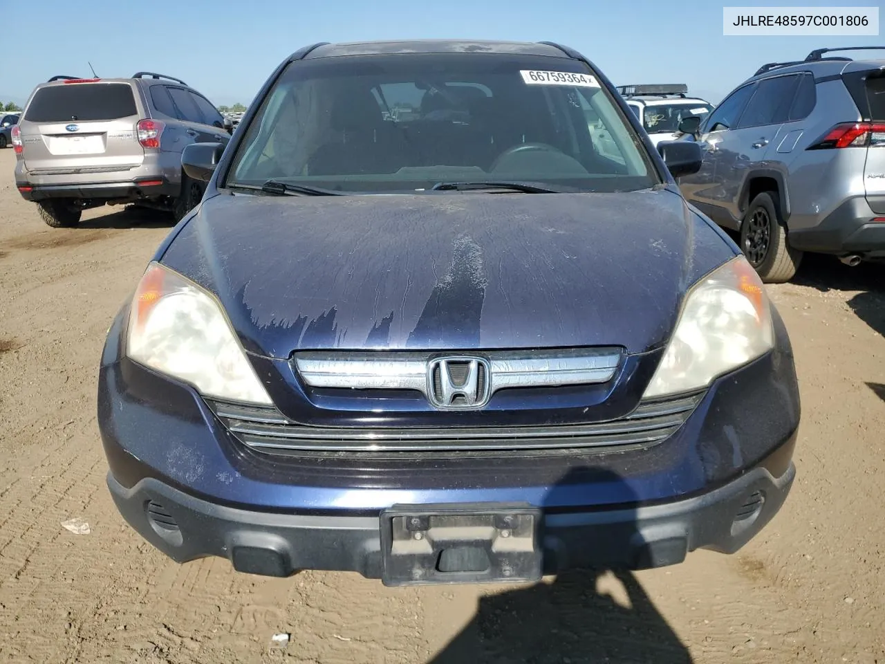 JHLRE48597C001806 2007 Honda Cr-V Ex