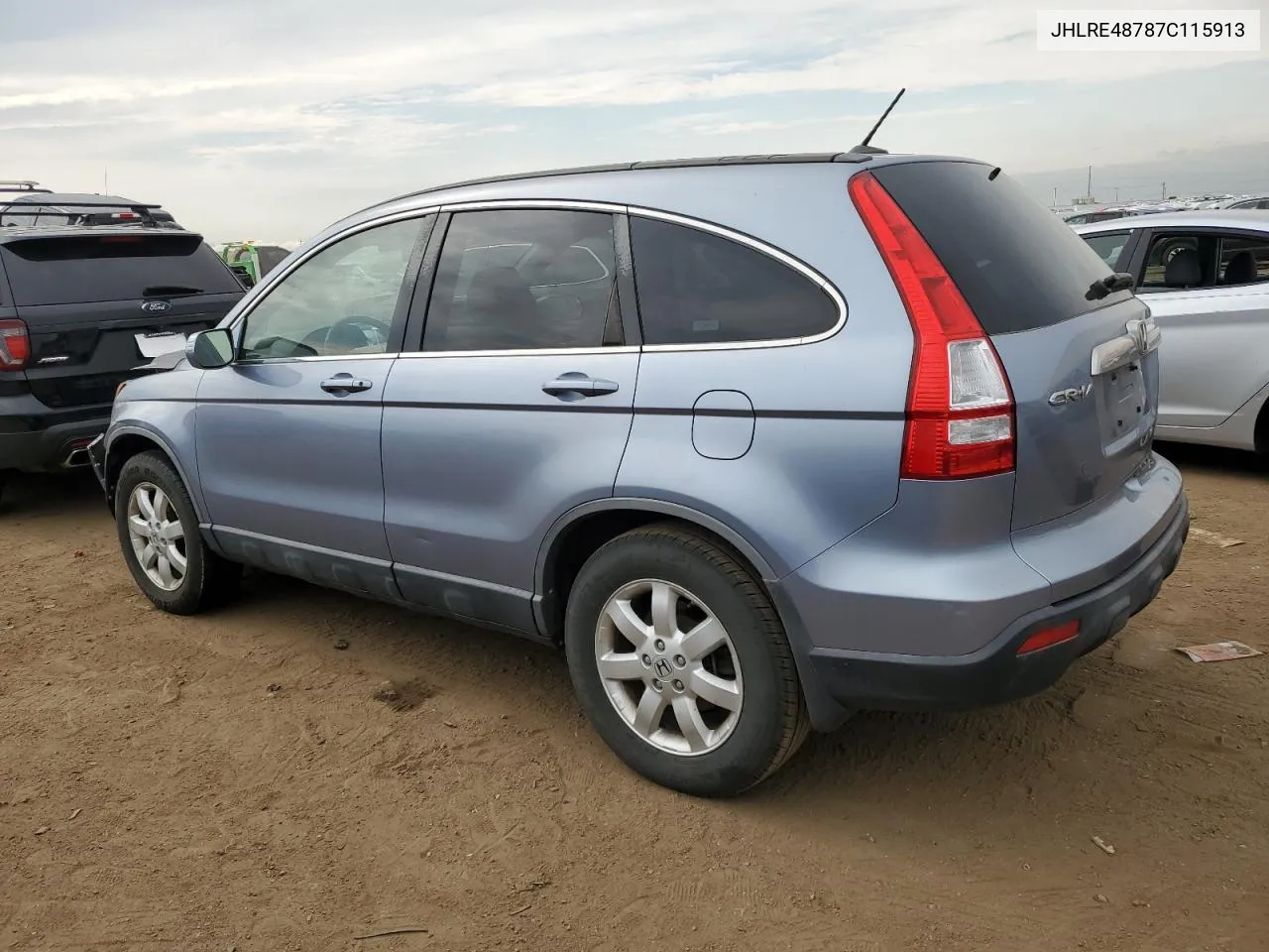 2007 Honda Cr-V Exl VIN: JHLRE48787C115913 Lot: 67114434