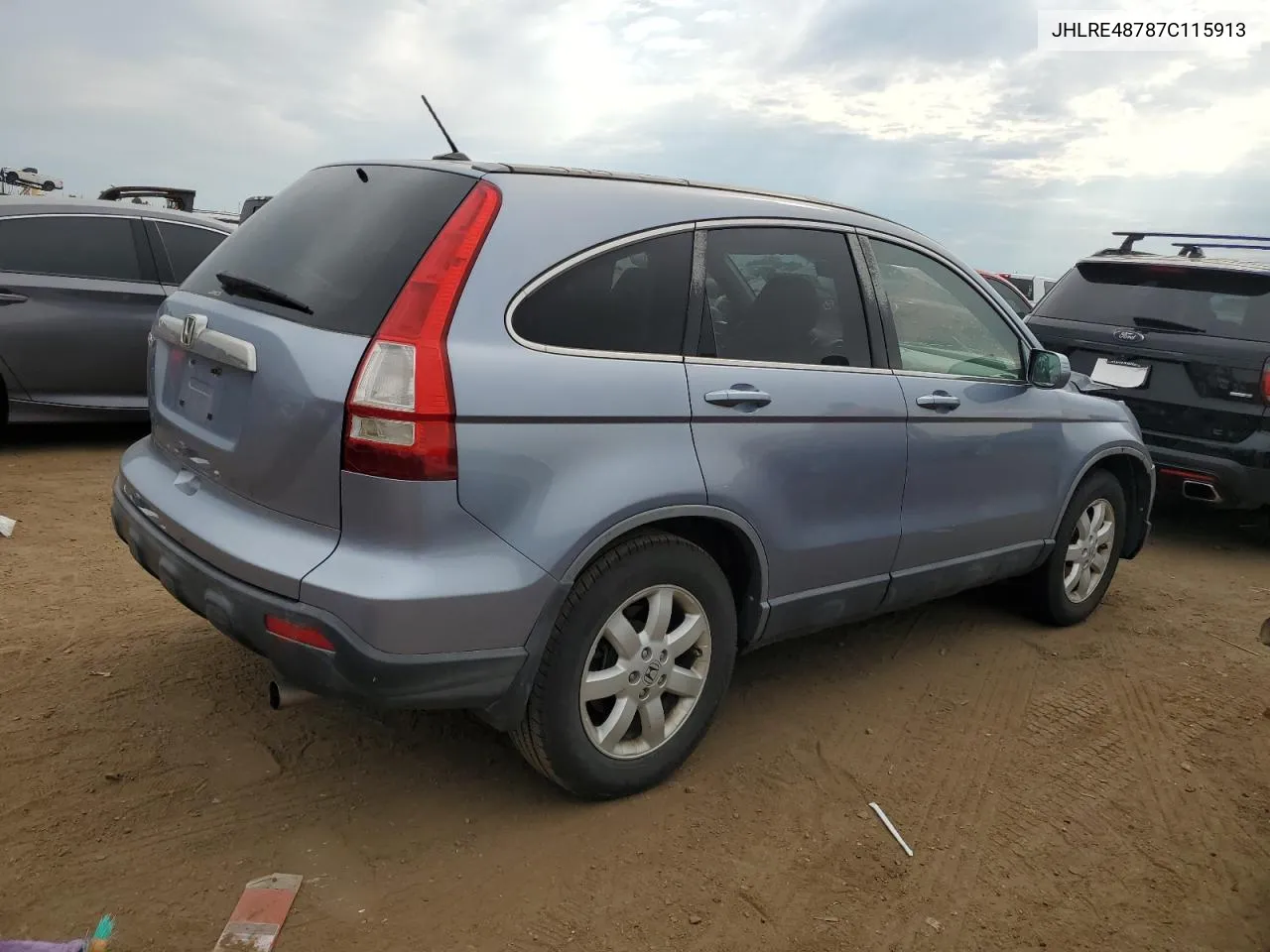 JHLRE48787C115913 2007 Honda Cr-V Exl