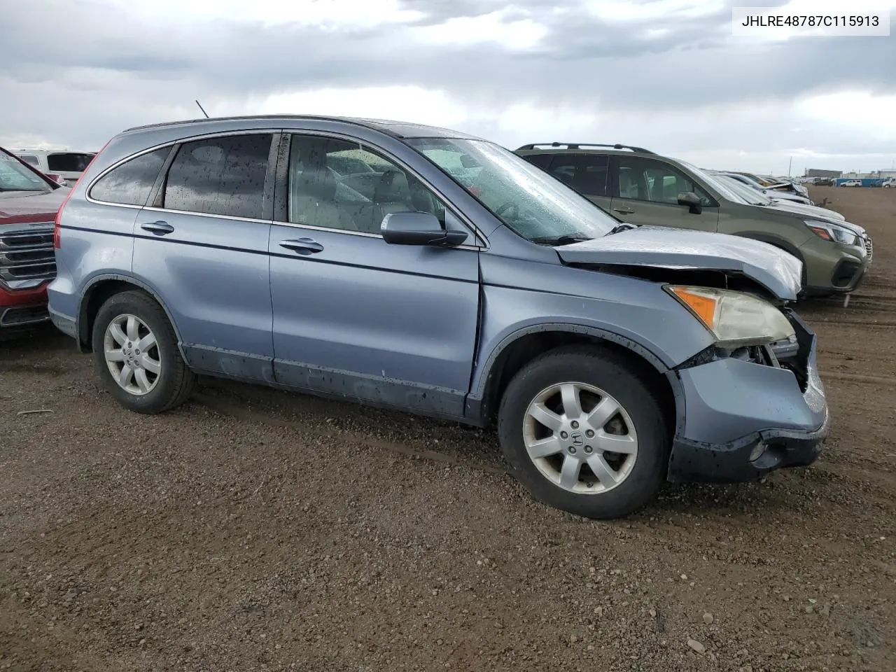 2007 Honda Cr-V Exl VIN: JHLRE48787C115913 Lot: 67114434