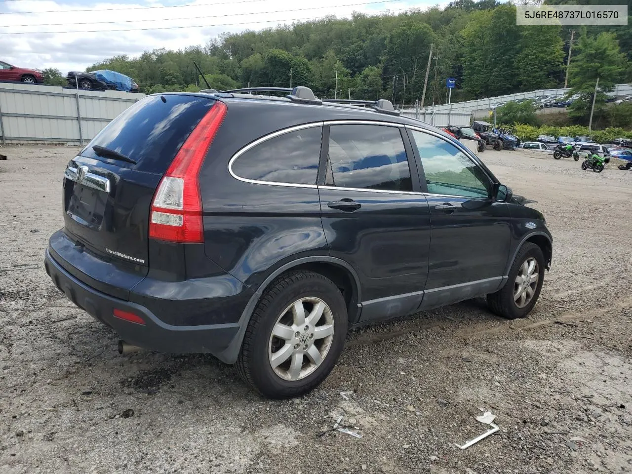 2007 Honda Cr-V Exl VIN: 5J6RE48737L016570 Lot: 67327504