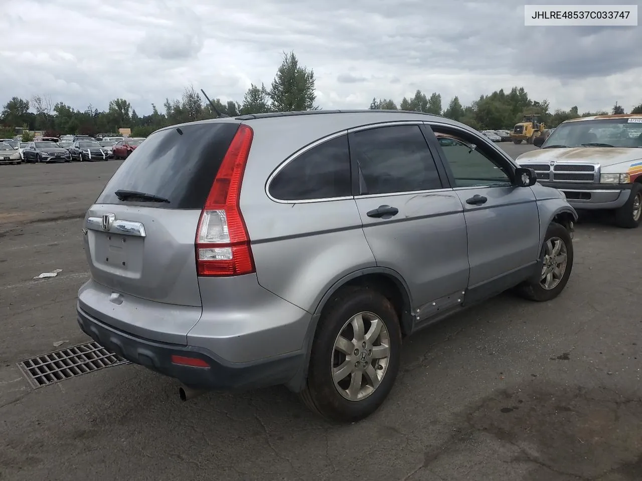 2007 Honda Cr-V Ex VIN: JHLRE48537C033747 Lot: 67398464