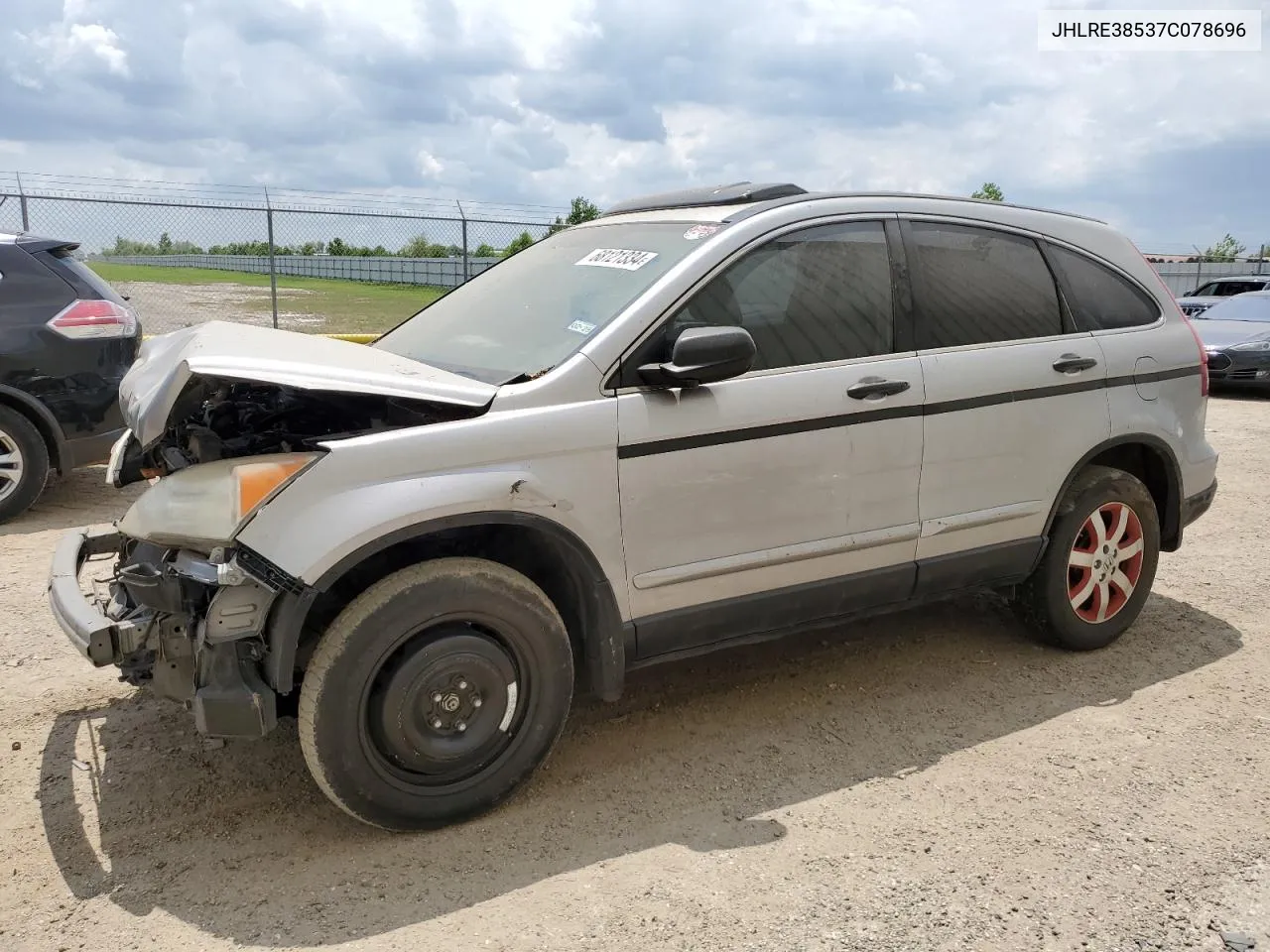 2007 Honda Cr-V Ex VIN: JHLRE38537C078696 Lot: 68121334