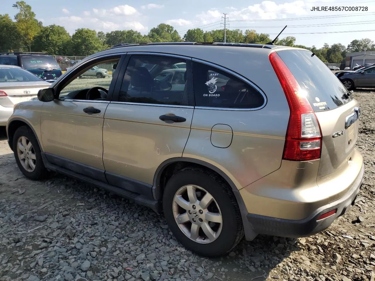 JHLRE48567C008728 2007 Honda Cr-V Ex