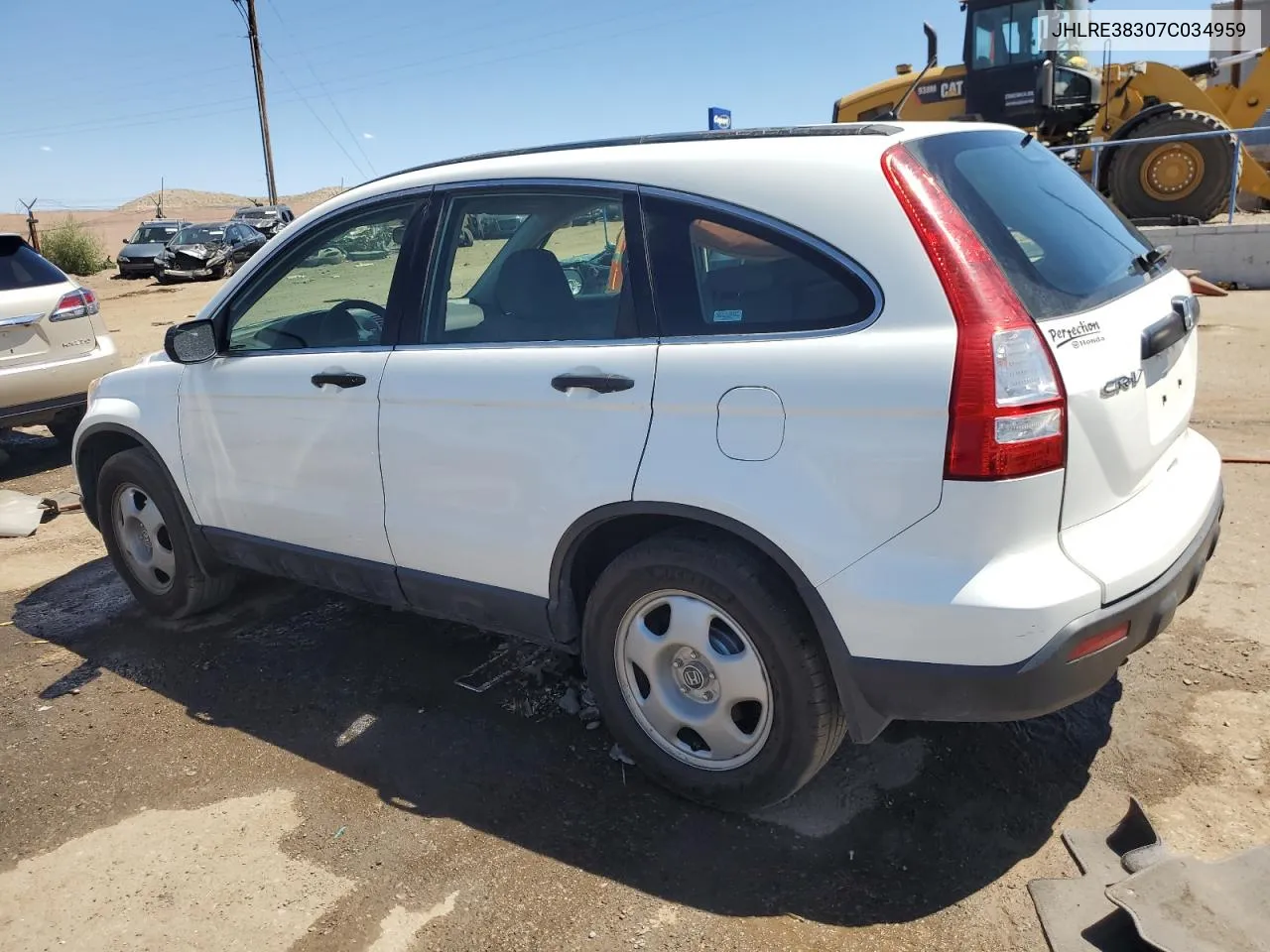 JHLRE38307C034959 2007 Honda Cr-V Lx