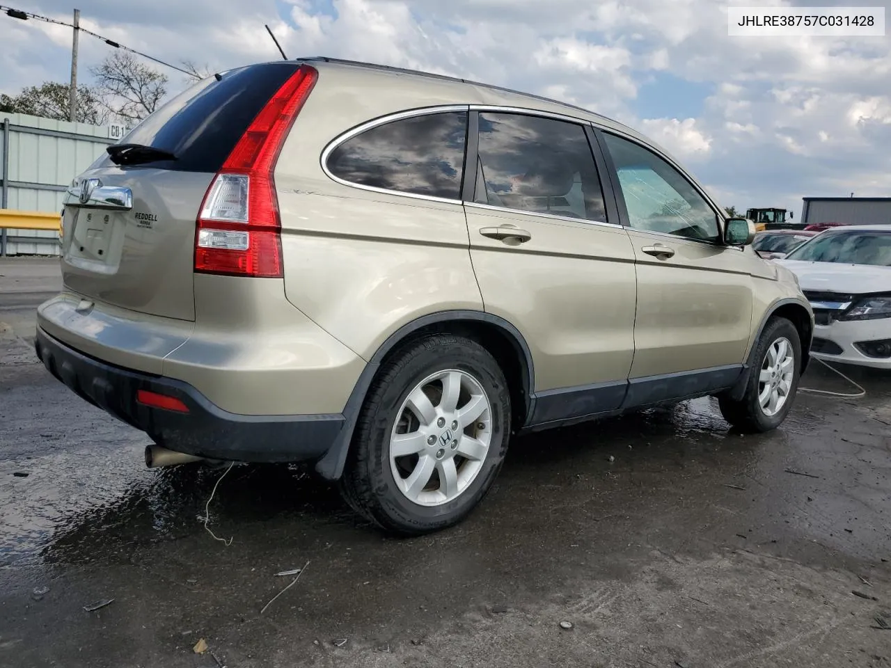 2007 Honda Cr-V Exl VIN: JHLRE38757C031428 Lot: 68569364