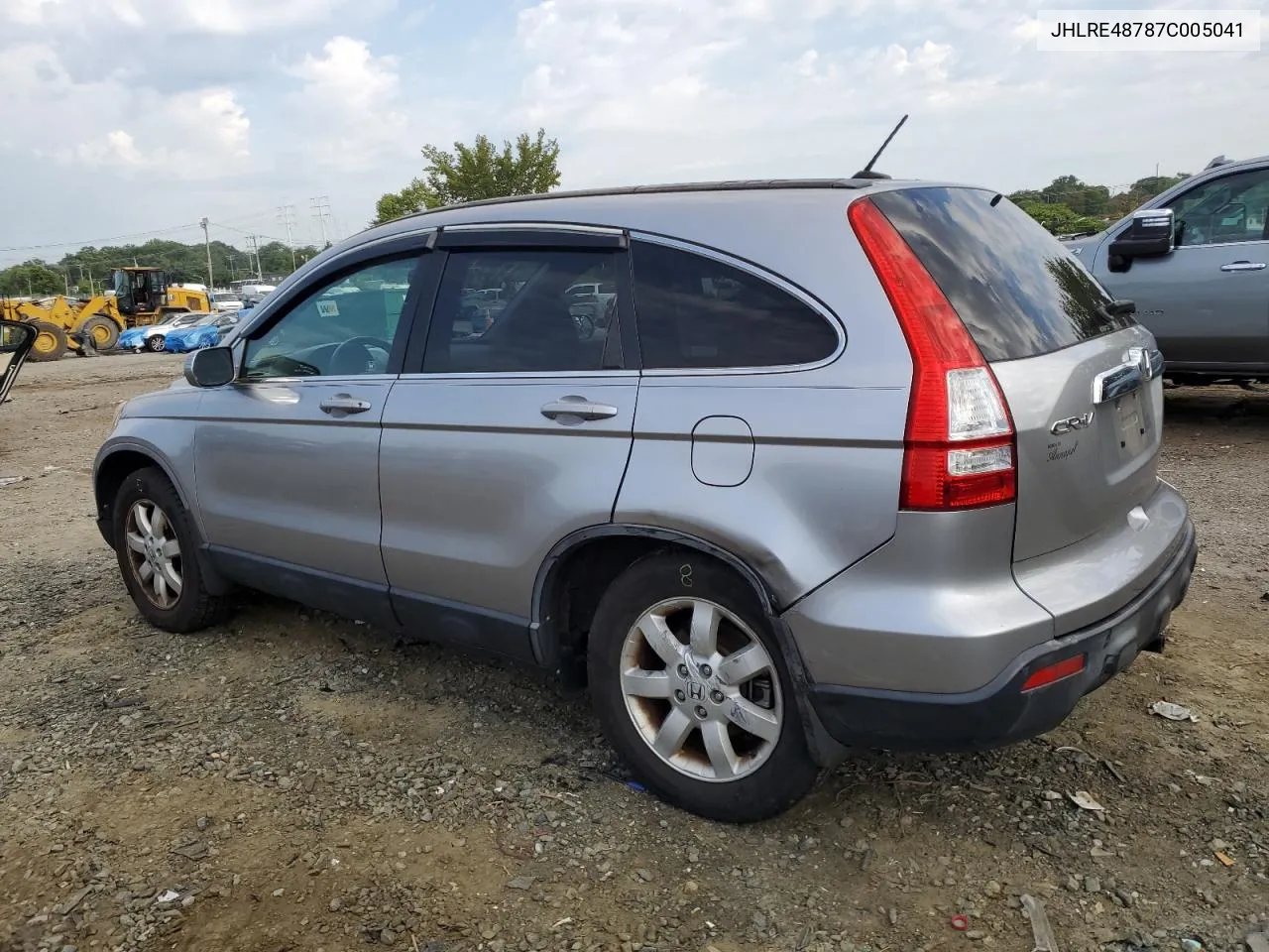 2007 Honda Cr-V Exl VIN: JHLRE48787C005041 Lot: 68621974