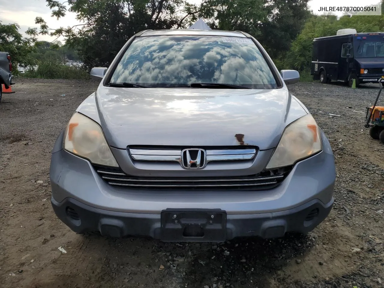 JHLRE48787C005041 2007 Honda Cr-V Exl