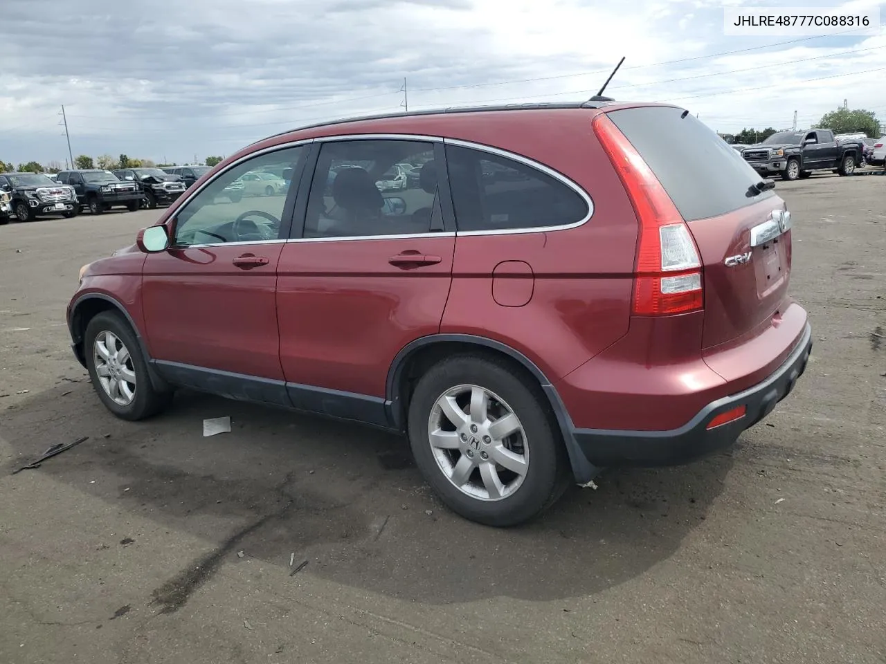 JHLRE48777C088316 2007 Honda Cr-V Exl