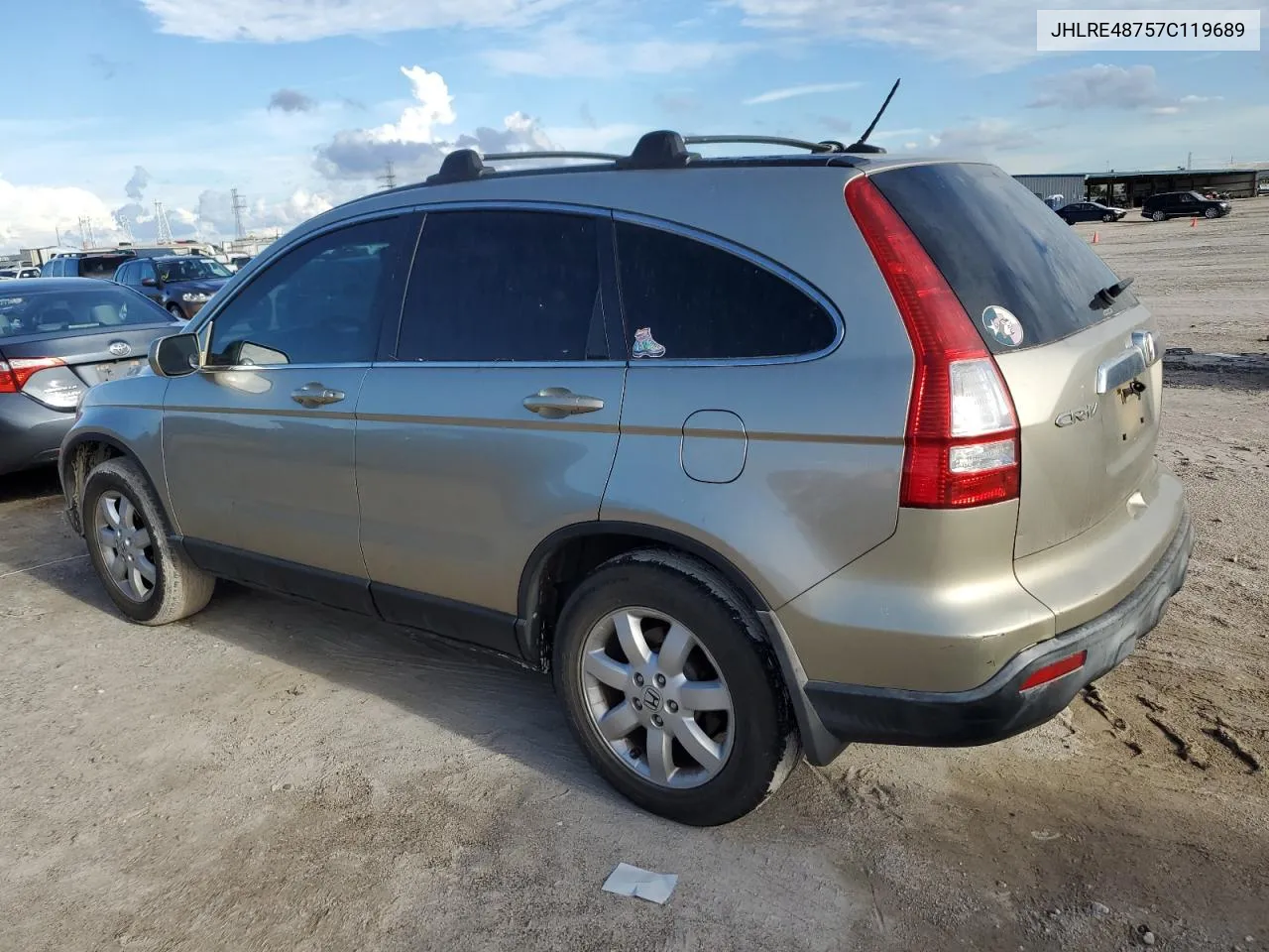 JHLRE48757C119689 2007 Honda Cr-V Exl