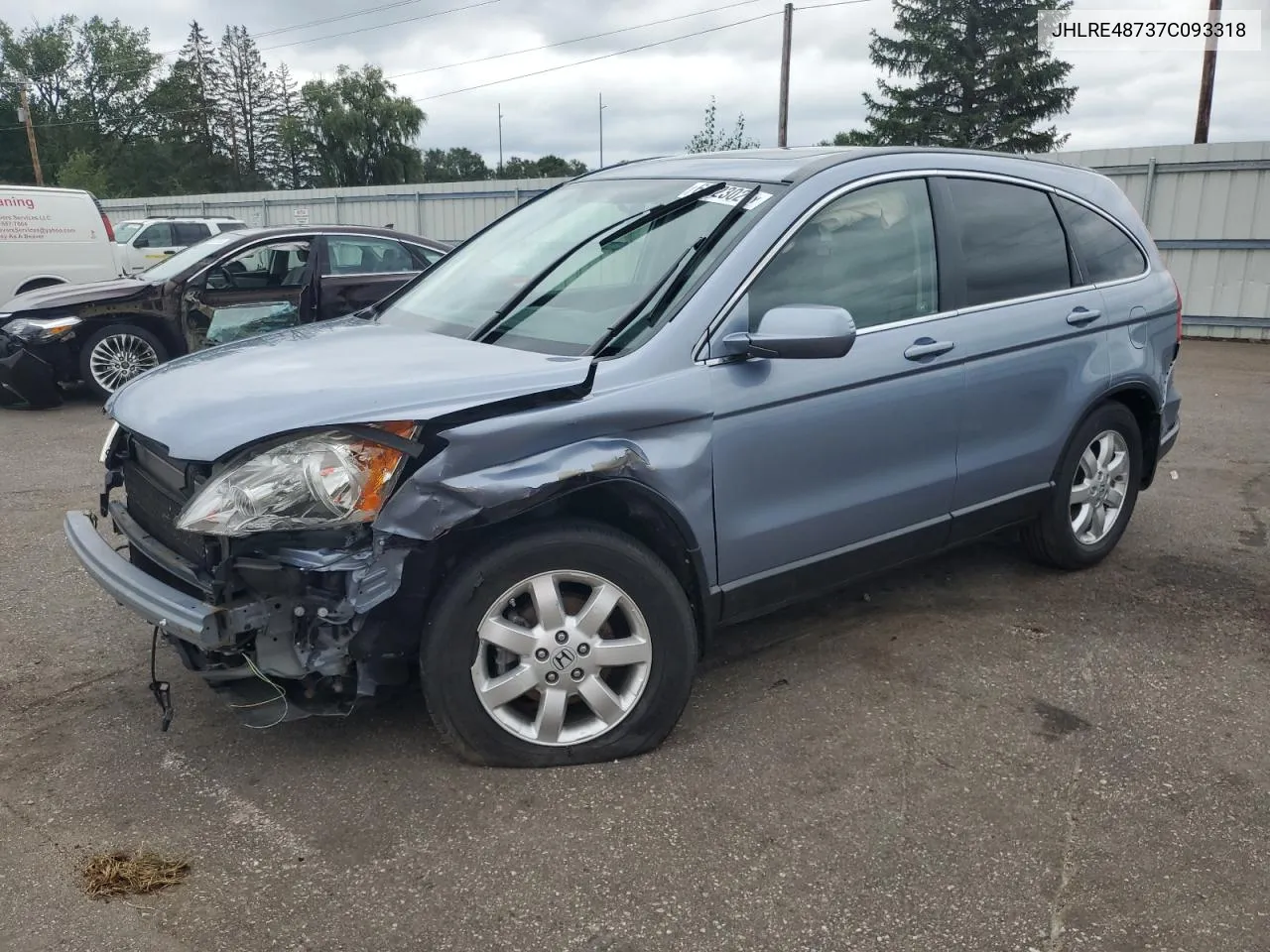 JHLRE48737C093318 2007 Honda Cr-V Exl