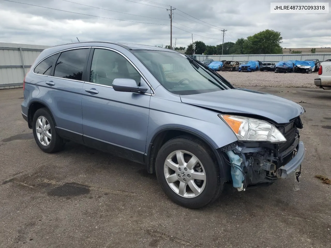 JHLRE48737C093318 2007 Honda Cr-V Exl