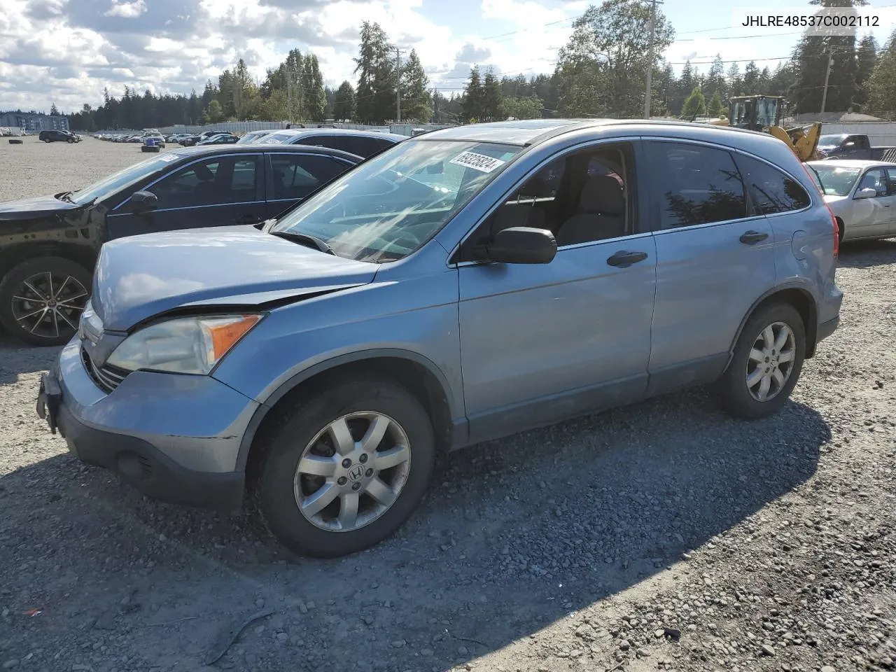 JHLRE48537C002112 2007 Honda Cr-V Ex