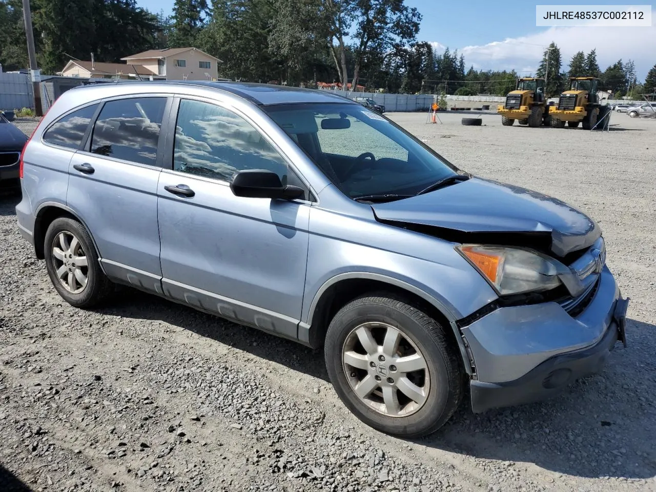 2007 Honda Cr-V Ex VIN: JHLRE48537C002112 Lot: 69325824