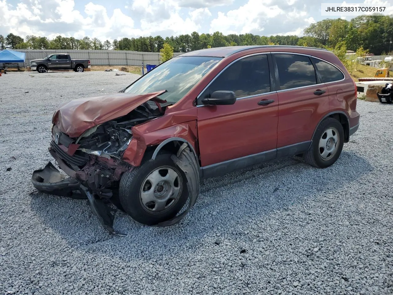 JHLRE38317C059157 2007 Honda Cr-V Lx