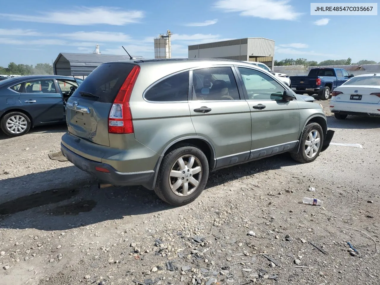 2007 Honda Cr-V Ex VIN: JHLRE48547C035667 Lot: 69706914