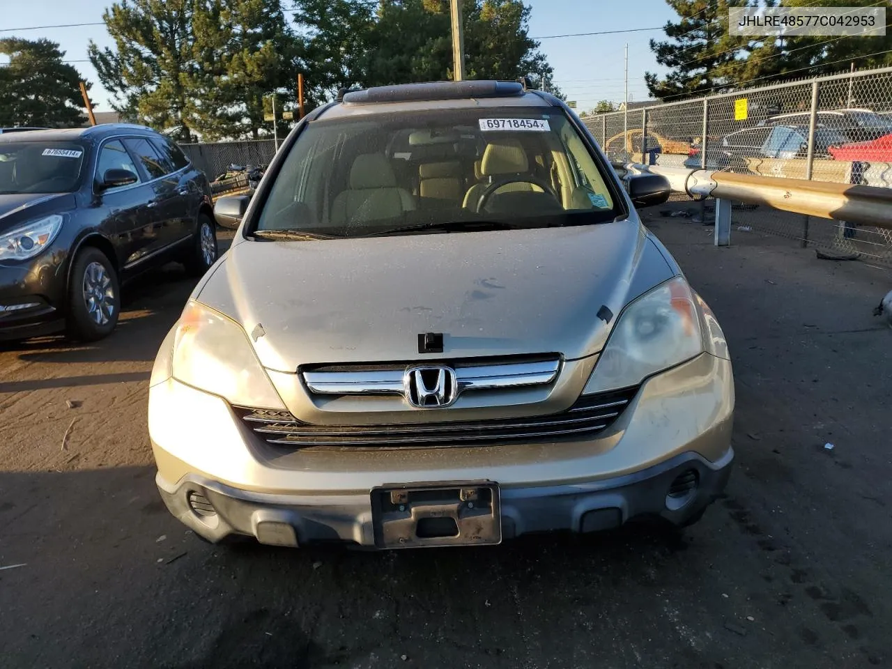 JHLRE48577C042953 2007 Honda Cr-V Ex