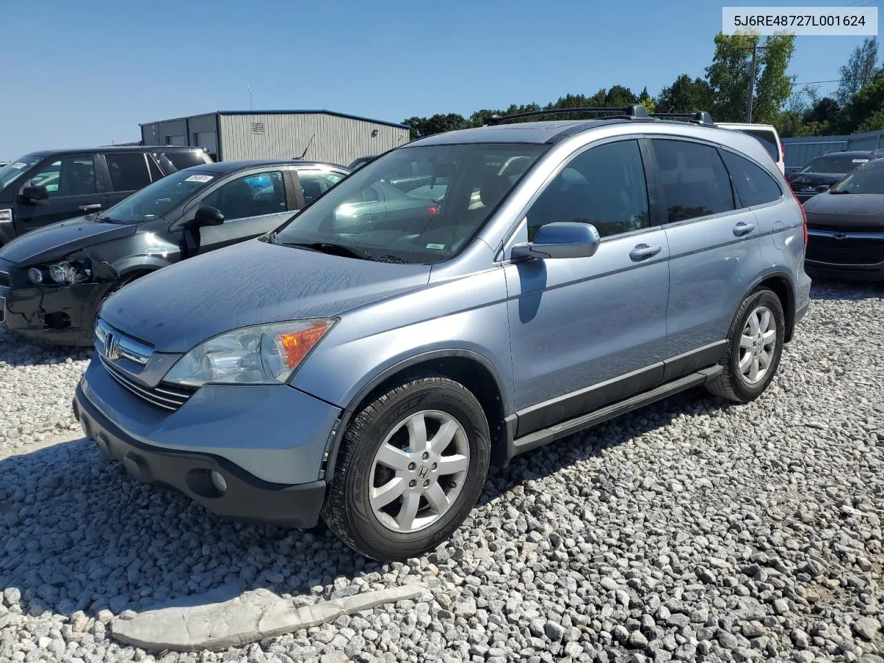 2007 Honda Cr-V Exl VIN: 5J6RE48727L001624 Lot: 69789474