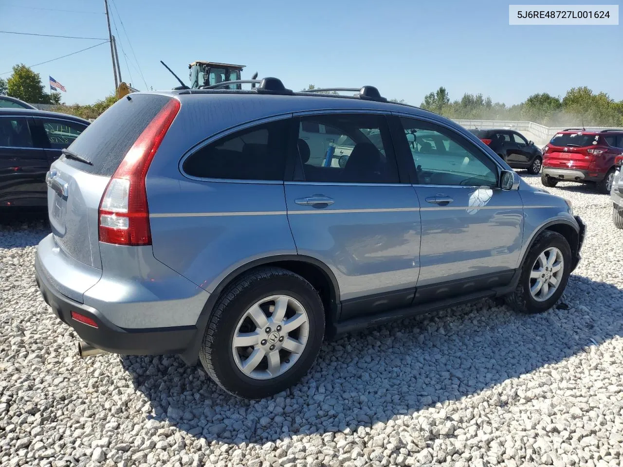 2007 Honda Cr-V Exl VIN: 5J6RE48727L001624 Lot: 69789474