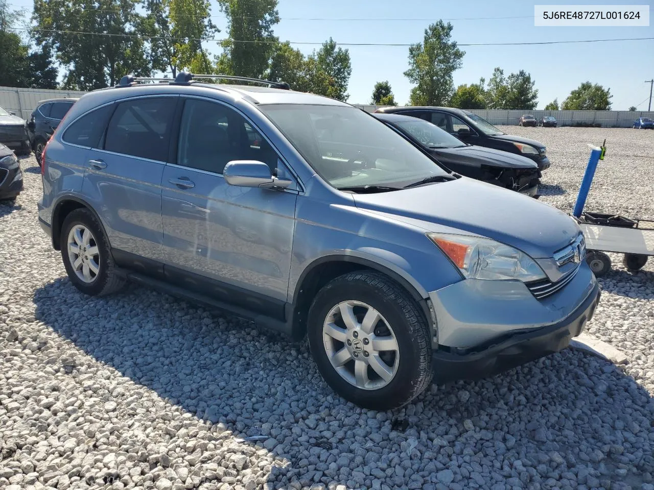 2007 Honda Cr-V Exl VIN: 5J6RE48727L001624 Lot: 69789474