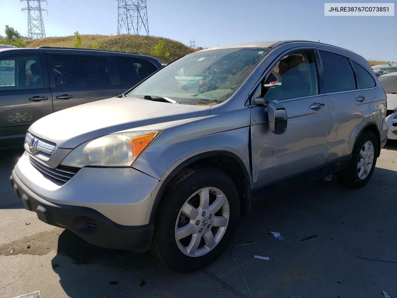 JHLRE38767C073851 2007 Honda Cr-V Exl