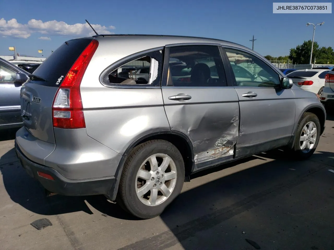 JHLRE38767C073851 2007 Honda Cr-V Exl