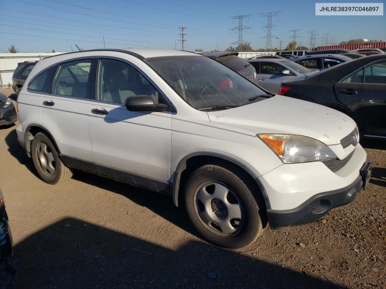 2007 Honda Cr-V Lx VIN: JHLRE38397C046897 Lot: 69976864