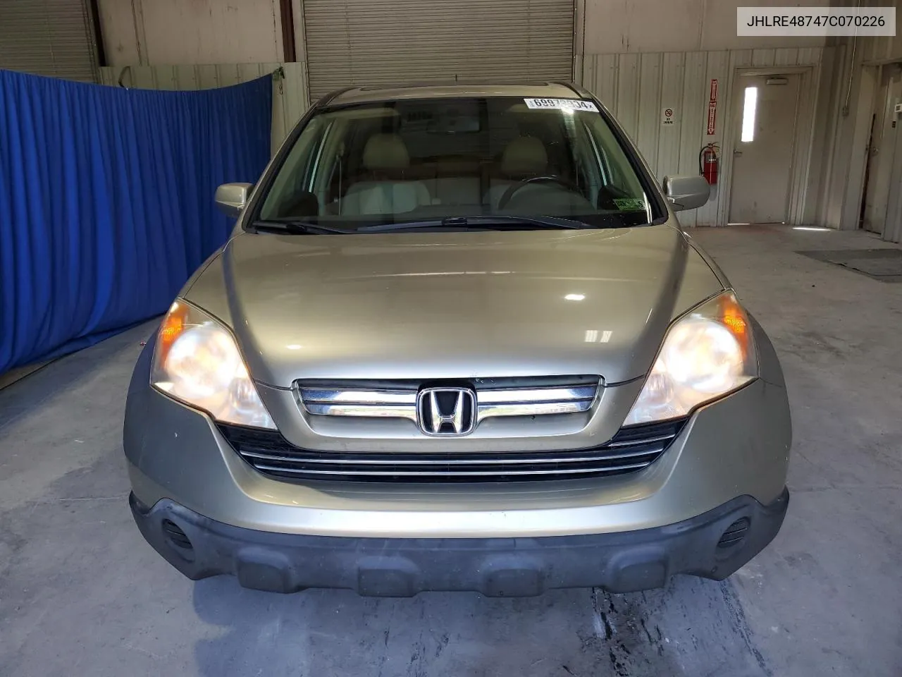 2007 Honda Cr-V Exl VIN: JHLRE48747C070226 Lot: 69978904