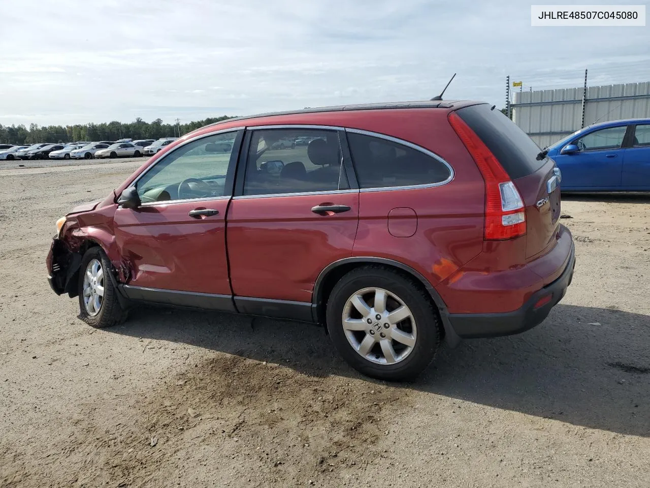 2007 Honda Cr-V Ex VIN: JHLRE48507C045080 Lot: 70012984