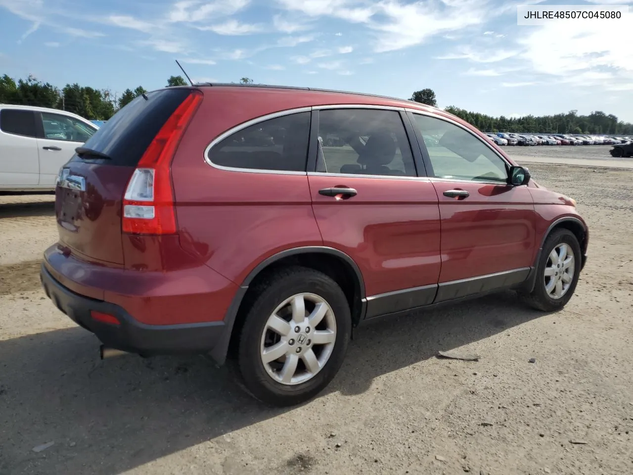 2007 Honda Cr-V Ex VIN: JHLRE48507C045080 Lot: 70012984