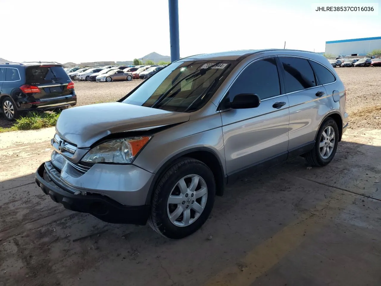 2007 Honda Cr-V Ex VIN: JHLRE38537C016036 Lot: 70067944