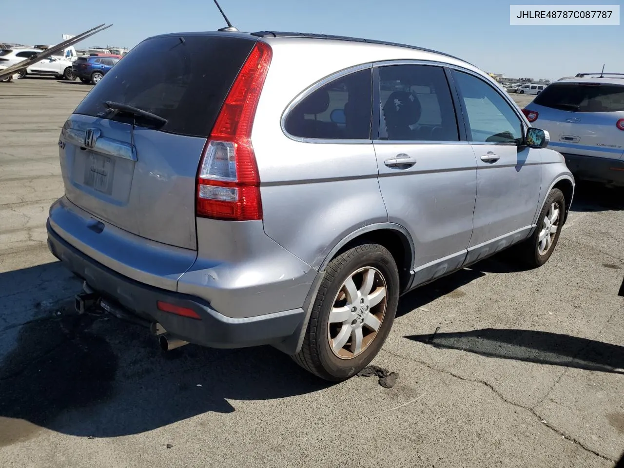 2007 Honda Cr-V Exl VIN: JHLRE48787C087787 Lot: 70101414