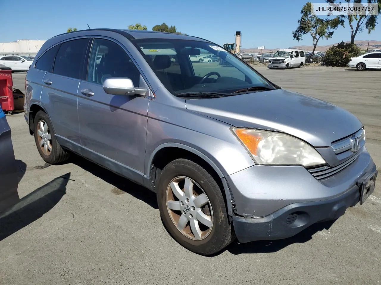 2007 Honda Cr-V Exl VIN: JHLRE48787C087787 Lot: 70101414