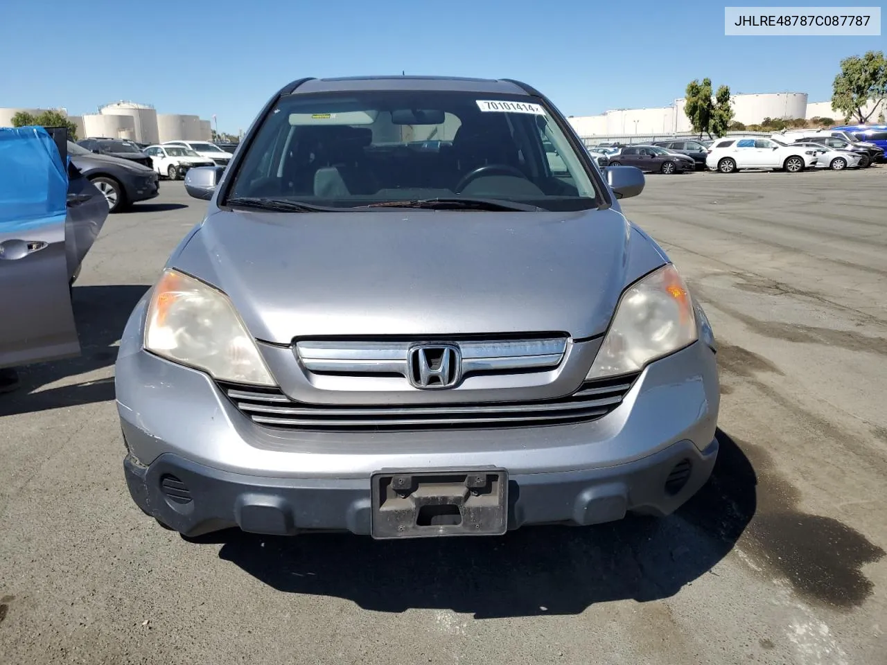 2007 Honda Cr-V Exl VIN: JHLRE48787C087787 Lot: 70101414