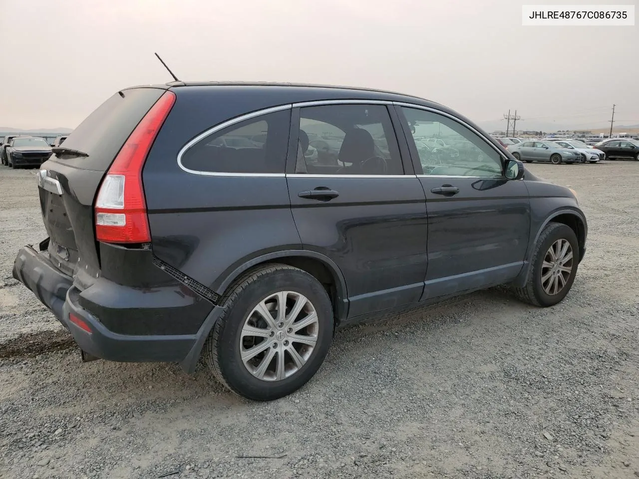 2007 Honda Cr-V Exl VIN: JHLRE48767C086735 Lot: 70191234