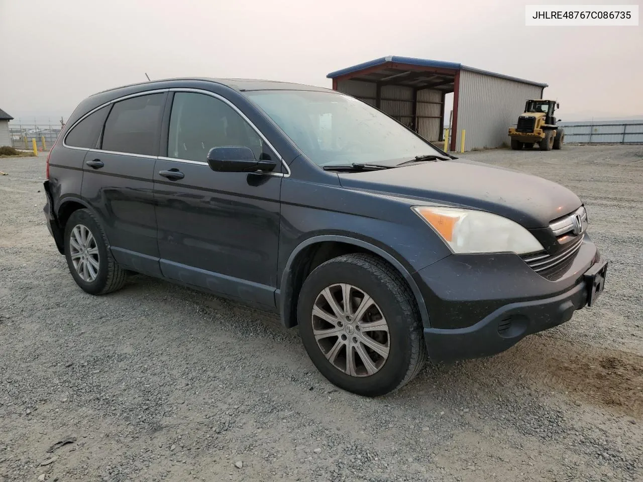 2007 Honda Cr-V Exl VIN: JHLRE48767C086735 Lot: 70191234